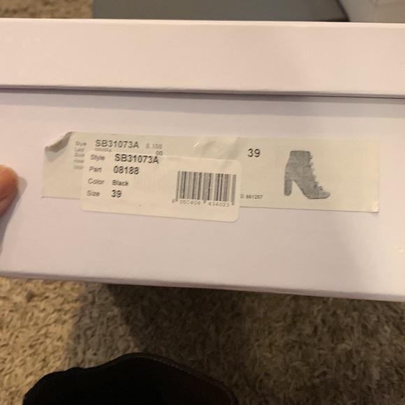 See by Chloe black suede zip up booties with bow detail size 39 (9) - Picture 5 of 7